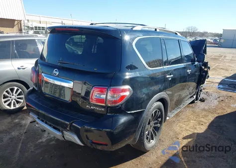 2017 Nissan Armada Platinum from USA, damaged, VIN JN8AY2ND7H9007348